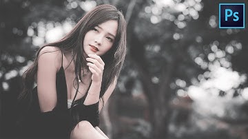 How to Get Dark & Moody Tones Color Effect in Photoshop | Muted Green Tone (2019)