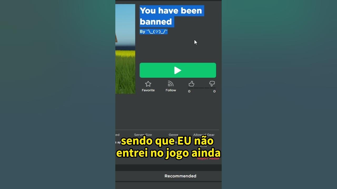 Masinha on X: e eu que fui banido do roblox no meio da live   / X