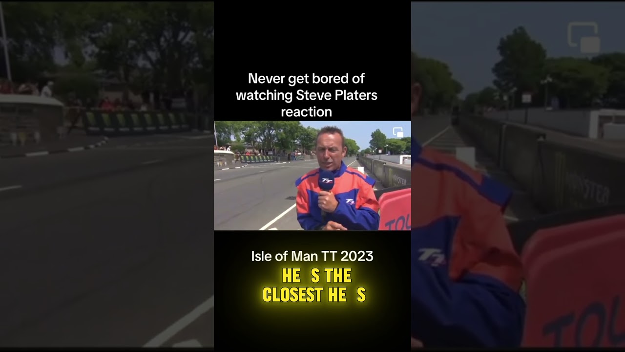Priceless Reaction at insane Speeds Isle of Man TT 