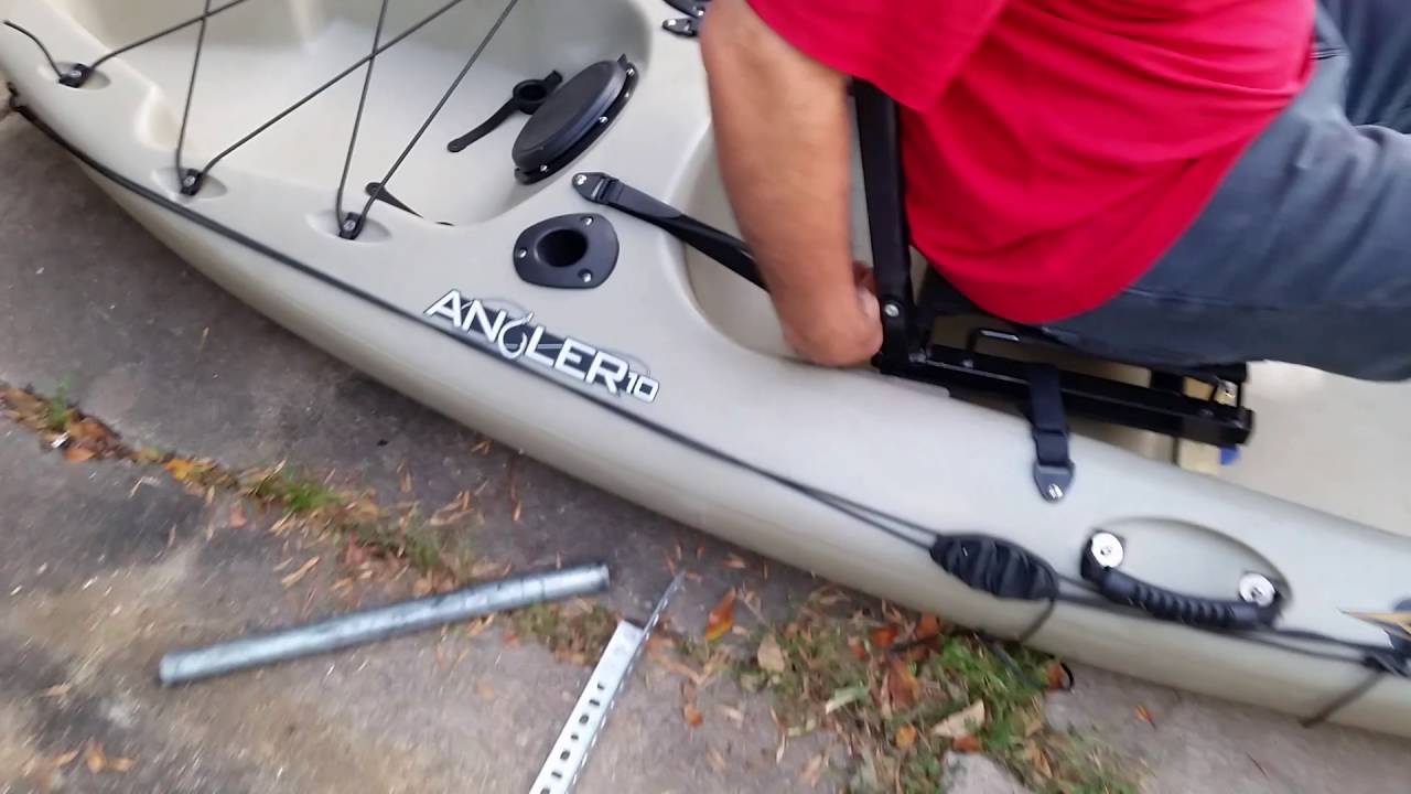 Stadium Seat Modification On Kayak - YouTube