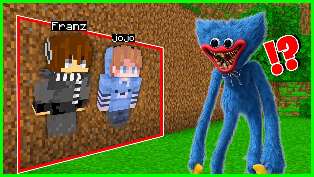 AKU PRANK PETAK UMPET MONSTER HUGGY WUGGY di MINECRAFT!