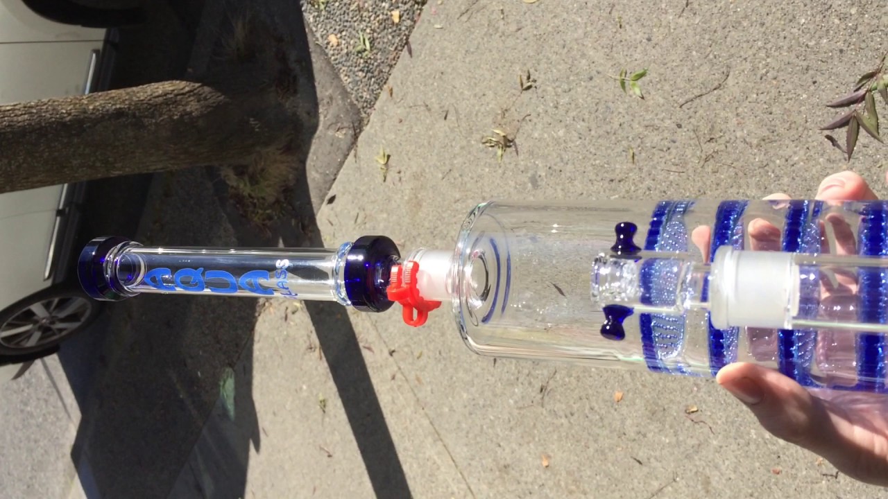 Aqua glass 5 perc build a bong