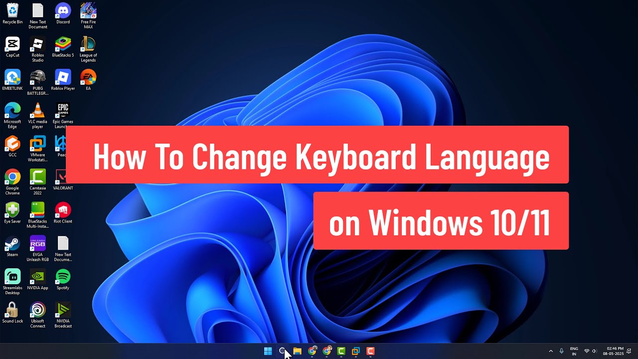 How To Change Keyboard Language on Windows 10/11 (2025) - YouTube