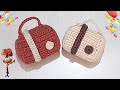 👜 MALETA DE UTILERIA PARA ANCIEDAD AMIGURUMI FACIL / TUTORIAL PASO A PASO 👜