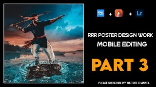 RRR Movie Poster Work | In Mobile Editing | Photo Editor. Skeshbook. Lightroom | Part 3 screenshot 5