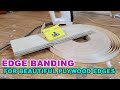 Beautiful Plywood Edges with Edge Banding - Get the professional look quickly and easily