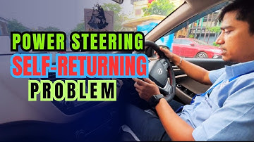 steering slow response  || steering wheel not self centering
