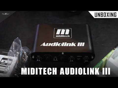 Miditech Audiolink III Audio Interface [] UNBOXING INDONESIA