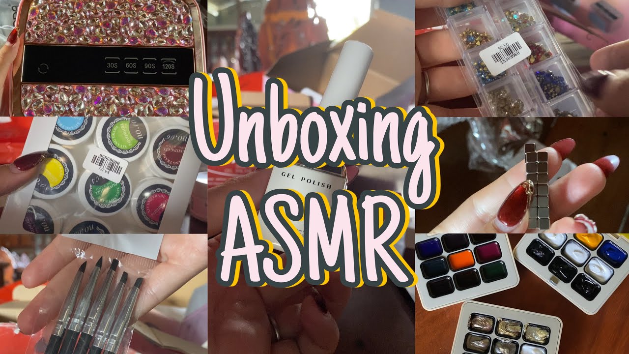 unboxing nails 💅🛍️ supplies ASMR (full video)