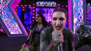 Motionless In White perform Rhea Ripley’s entrance theme at Wrestlemania XL screenshot 4