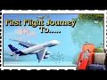 First flight journey to  madhukar a vlog  maldives