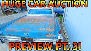 Huge Collector Car Auction Preview! Car Museum Being Sold At Auction! OVERFLOW BUILDINGS (Pt. 3)