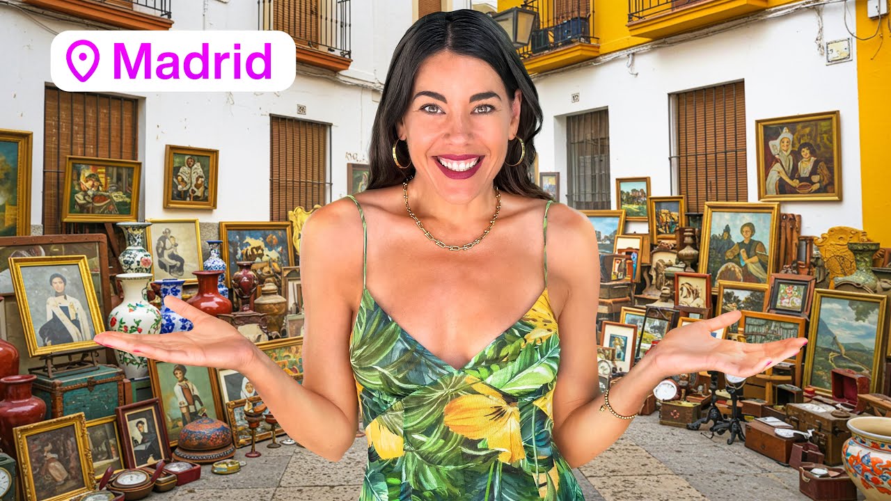 El Rastro 🇪🇸 El Mercado más Auténtico (y Sabroso) de MADRID