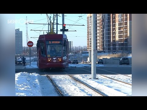 Ильсур Метшин прокатился на новом низкопольном трамвае №5​​
