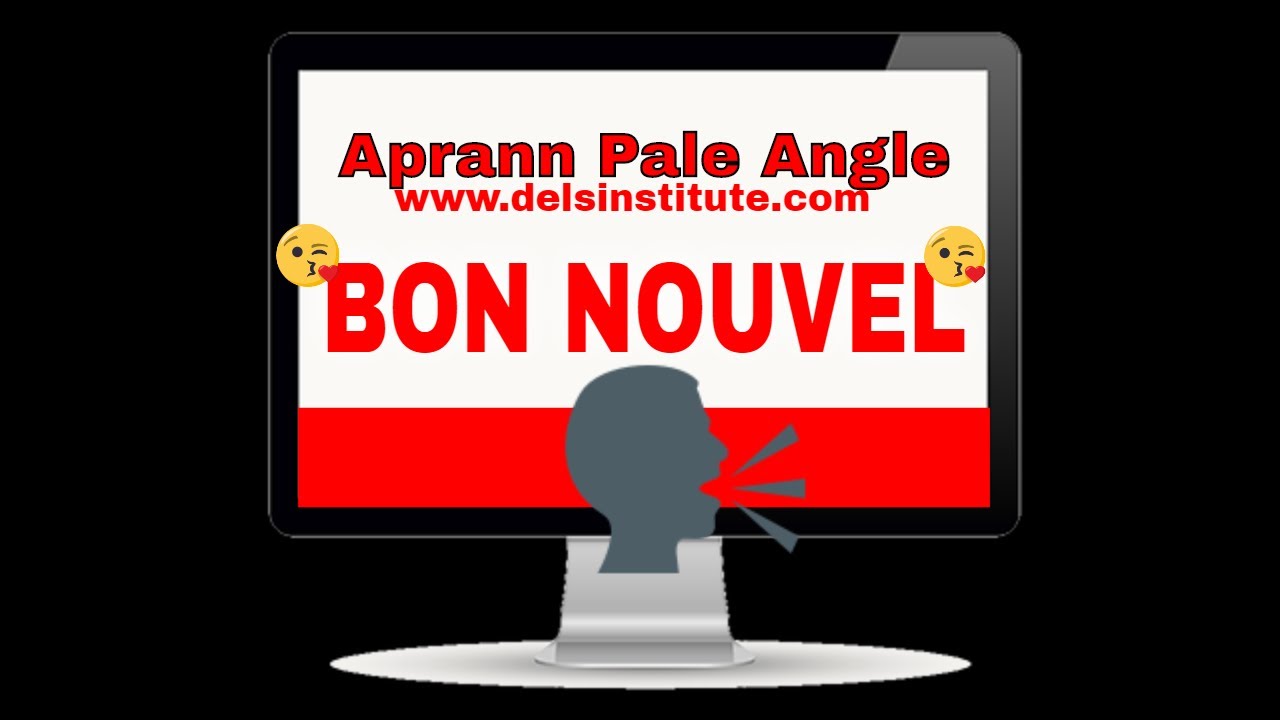 Men bon nouvel nou pote pou ou sou pwogram ANGLEN TOUPATOU a