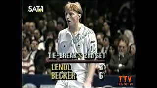 Boris Becker 🔥 Is Not Intimidated by Ivan Lendl for 12 Minutes
