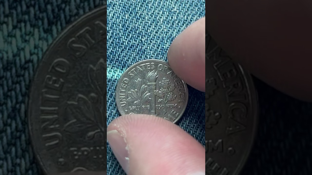 1995P Roosevelt dime – front and back of coin