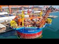 大国工程·亚洲首艘圆筒型“海上油气加工厂”启运 “海葵一号”如何“踏浪登船” | CCTV中文《新闻直播间》