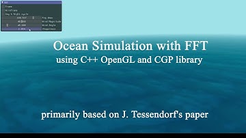 Ocean FFT (C++ and OpenGL)