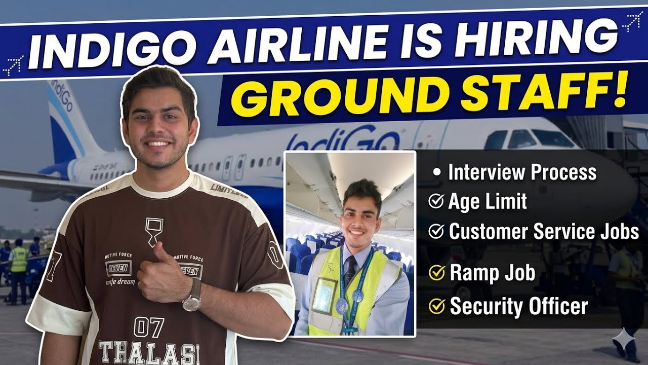 Indigo is hiring Ground staff | Indigo group staff jobs | AirPort jobs ...