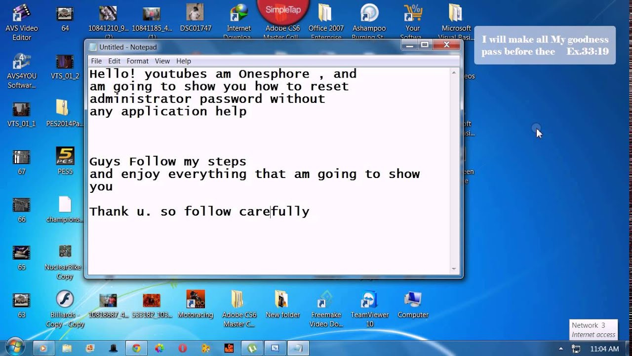 How to know and hucking administrator password and change it - YouTube