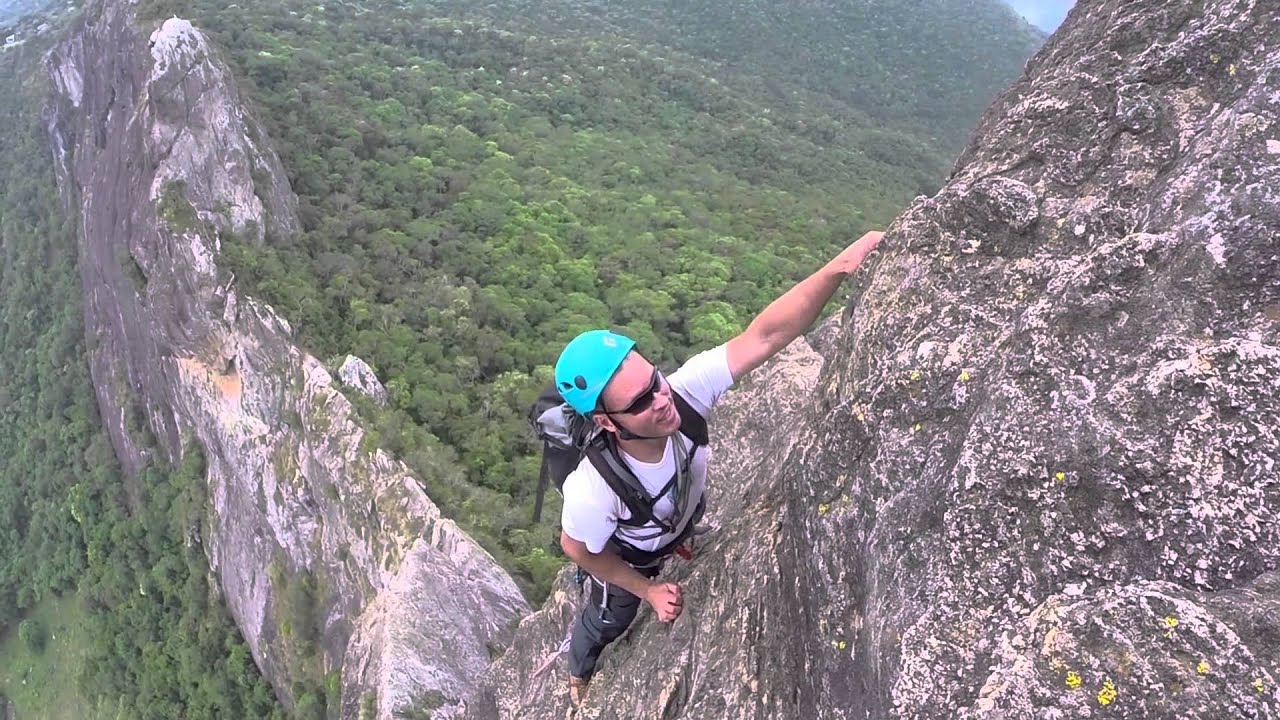 Escalada da Via Normal da Pedra do Bau [São Bento do Sapucaí] HD GoPro
