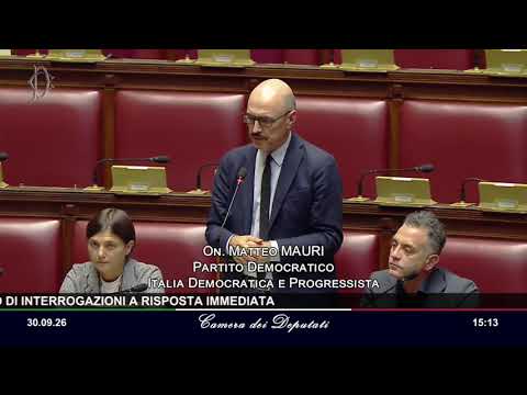 Video Caso Revolut, la replica dell'On. Matteo Mauri (PD) al Ministro dell'Interno Matteo Piantedosi