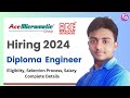 ACE DESIGNERS is Hiring Diploma Engineers 2024। Freshers। Permanent Job। Job Vacancy 2024