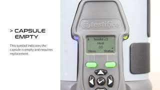 Testifire Capsule Screen Indicators