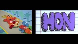 Nickelodeon Big Beast Quintet (1985)/Calling Cades (1987) bumpers synchronized