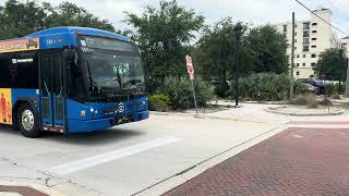 Orlando LYNX: 2014 40ft Gillig BRT #151-414 On Link 55 Exiting The LYNX Kissimmee Intermodal Station