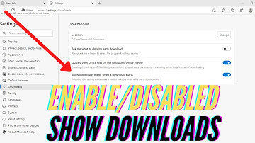 How to Enable Disable 