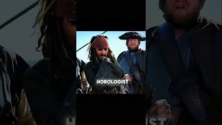Jack Sparrow Learns What a Horologist Is 😂 | Pirates of the Caribbean Funny Scene #shorts #comedy