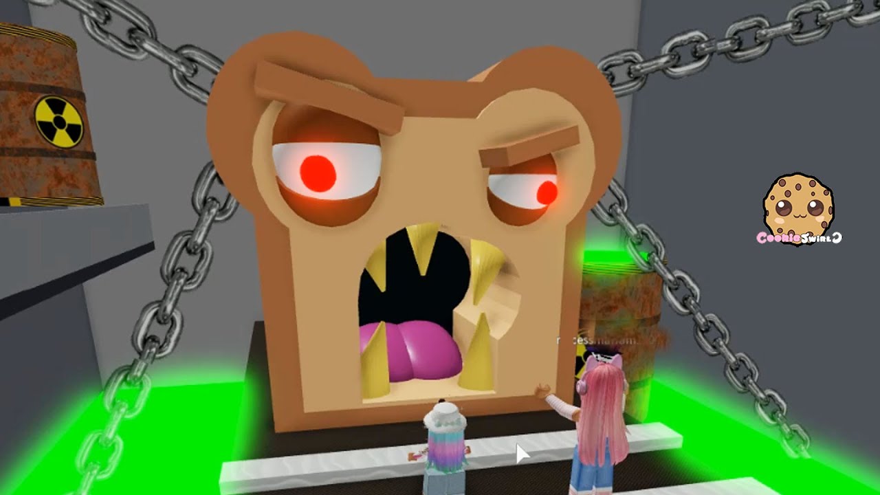 Trapped In The Evil Bakery Roblox Escape Obby Online Video Game Youtube - youtube cookie swirl c roblox hide and seek