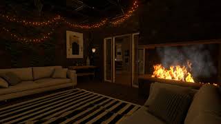 Apartment Fireplace Ambience 1 Hour
