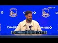 Klay: “Isn’t that crazy [Kuminga] is not gonna be in the Rising Stars game? He just guarded LeBron.”