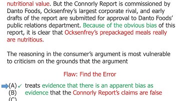 June 2007 LSAT, Section 2, Logical Reasoning, Question 4, Explanation