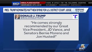 President Trump nominates Warren County man to serve as U.S. District judge