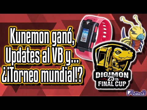 Noticias Digimon: Kunemon ganó, updates al VB y... ¿¡Torneo Mundial!?