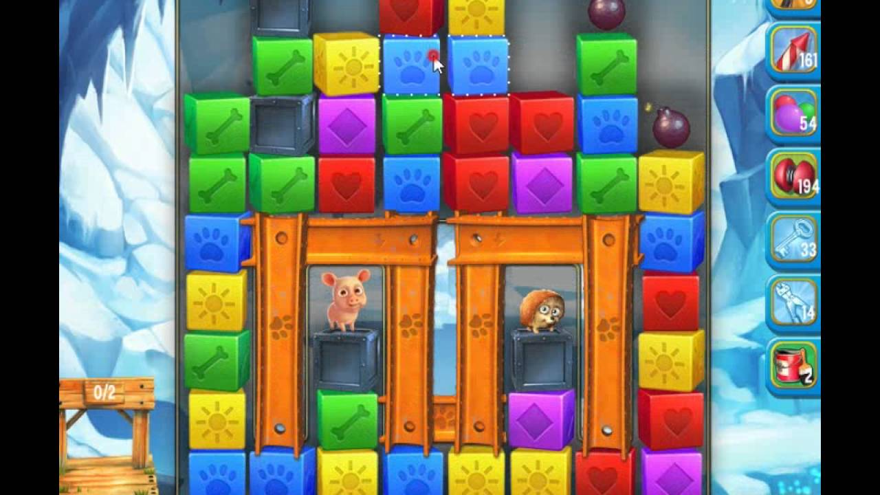 Pet Rescue Saga level 1420 no boosters 😈 ►TOBIAS DEAMON◄