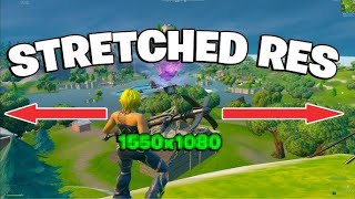 HOW TO GET STRETCHED RES IN FORTNITE!!!!!