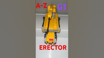 G1 transformers A to Z - Erector #wow  #transformersg1 #80s #toys #nostalgia #awesome #transformers