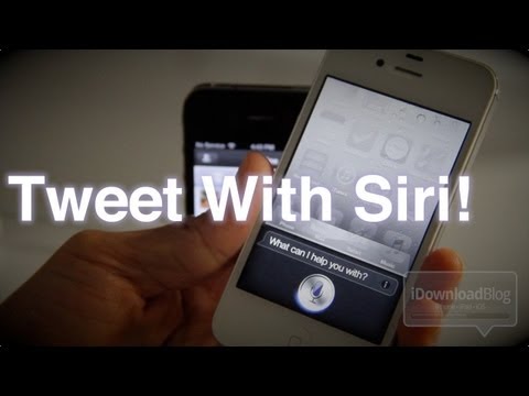 Tweet With Siri!