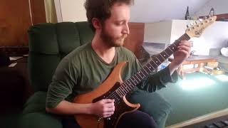 Paul Gilbert - The Curse of Castle Dragon | Main riff and Solo cover