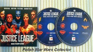 DC Justice League Movie 2CD Album Soundtrack Mucic by Danny Elfman Unboxing OST