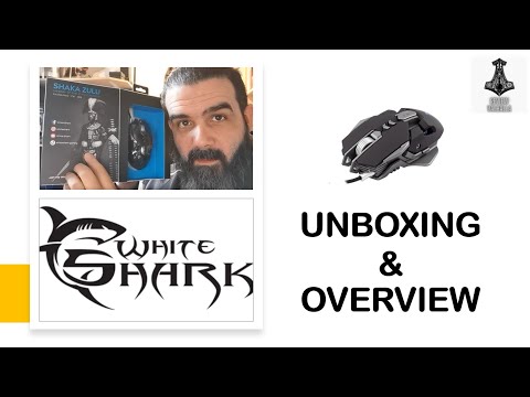 White Shark - SHAKA ZULU - Gaming Mouse Unboxing Overview  @armcomtrading