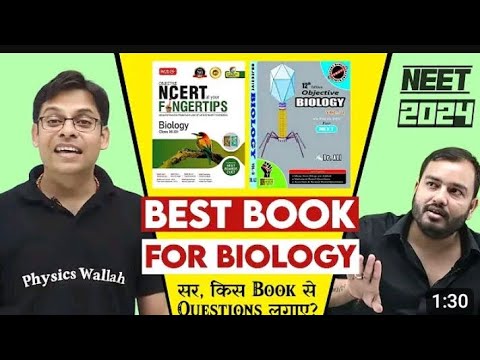 which is Bast book for #Bio for Que practice Rushabh sir biology - YouTube