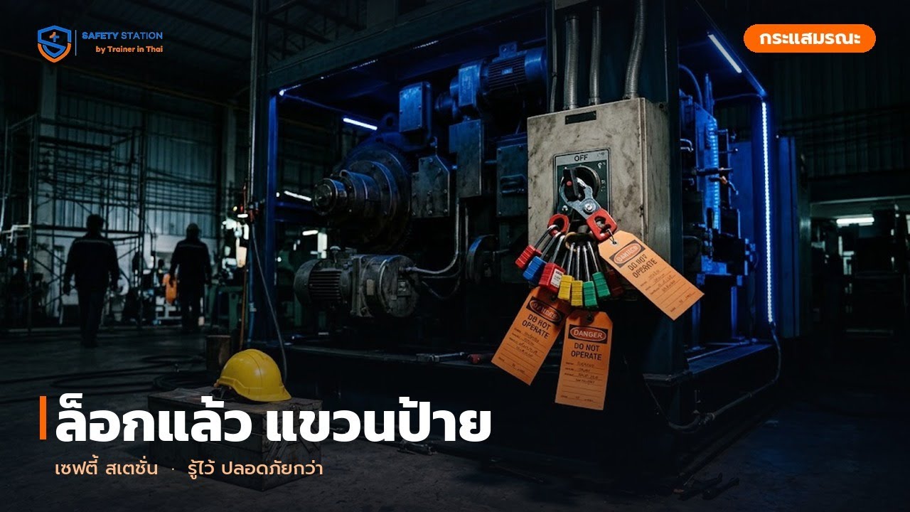 ล็อกแล้ว แขวนป้าย