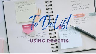 TodoList App Using ReactJS