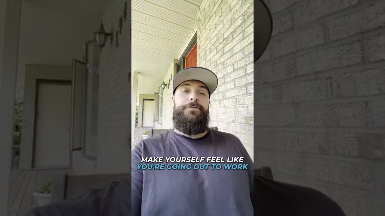 Struggling to be productive when working from home? Get up and get dressed.